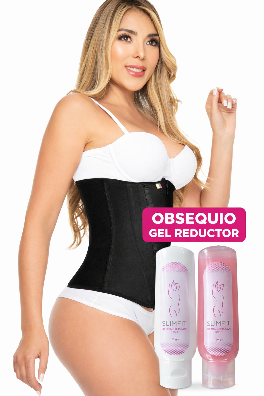 Cinturilla Moldeadora 9 Varillas + Gel Reductor Gratis