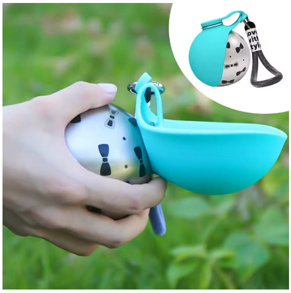 💧 Botella de Agua 2 en 1 para Perros: Hidratación Fácil en Cualquier Aventura – Antigoteo y Compacta
