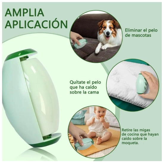 Rodillo Removedor de Pelusas Reutilizable y Lavable – Limpieza Rápida para Ropa, Sofás y Mascotas