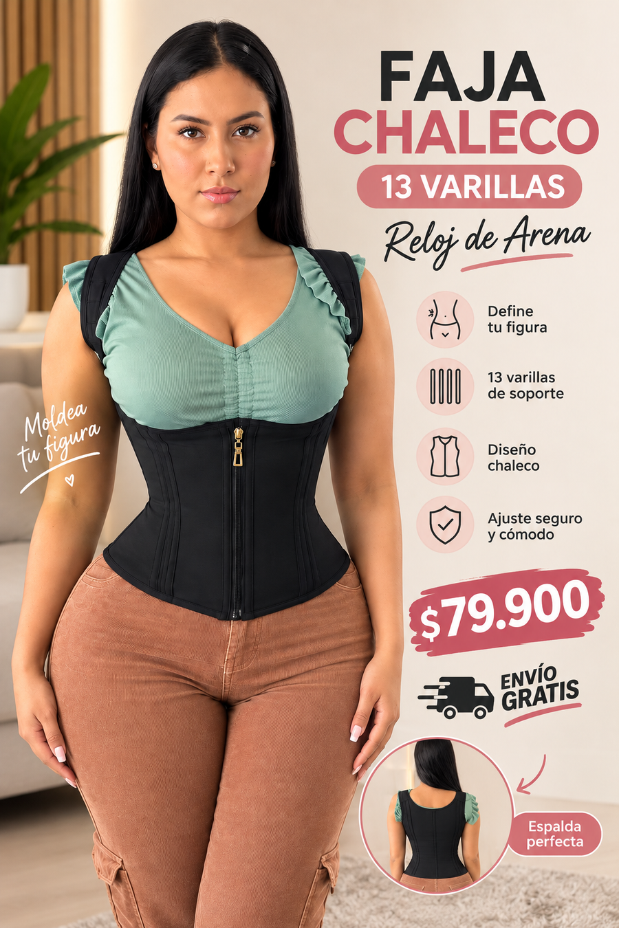 Faja Quita Fácil | Control Abdominal con Abertura