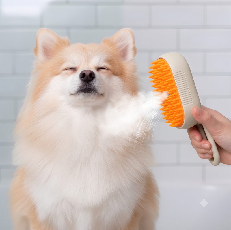 Cepillo A Vapor Para Mascotas