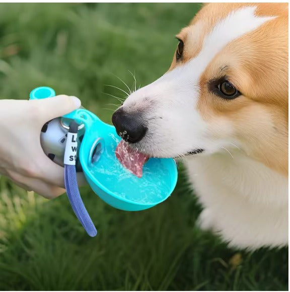 💧 Botella de Agua 2 en 1 para Perros: Hidratación Fácil en Cualquier Aventura – Antigoteo y Compacta