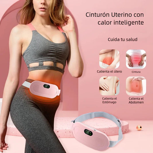 💖 ¡Olvídate de los Cólicos! Cinturón Térmico con Calor Terapéutico | Alivio Rápido del Dolor Menstrual